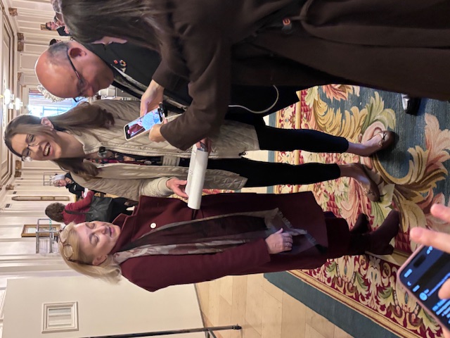 Conny at a national conference