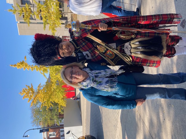 Conny at a community parade